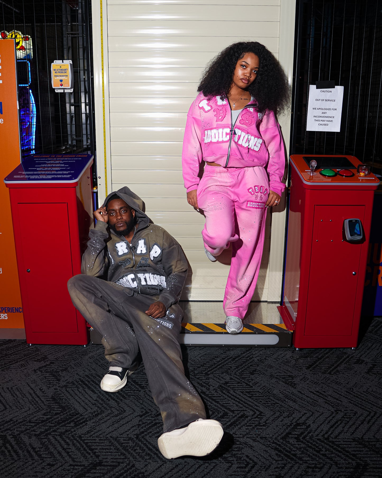 Trap Addictions Rhinestone Jacket