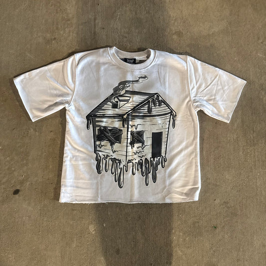 DISTRESSED TRAP HOUSE T’S