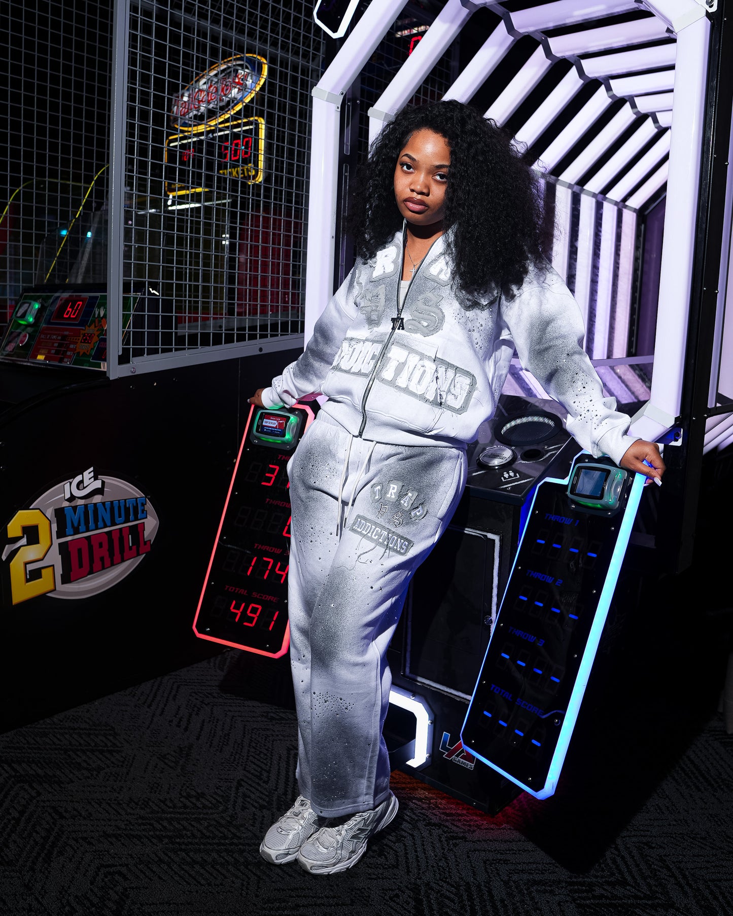 Trap Addictions Rhinestone Jacket